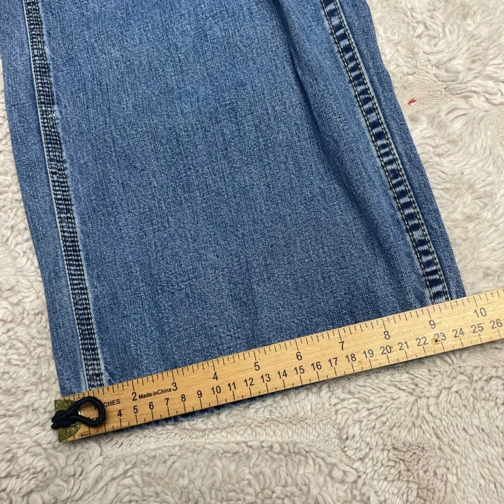 Levis Mens Carpenter Jeans Medium Wash Blue Cotton Workwear Baggy Y2K 36x32